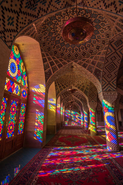 istock Nasir Al-Mulk Mosque (Pink Mosque) in Shiraz, Iran 646981904