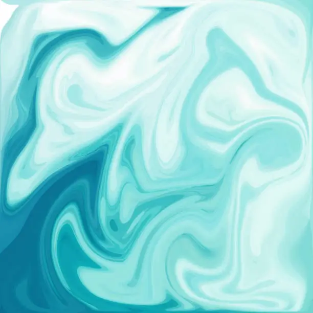 Blue Digital Acrylic Color Swirl Or Similar Marble Twist Texture Background