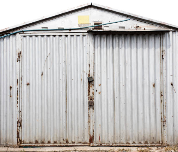 istock old metal warehouse door 646985454