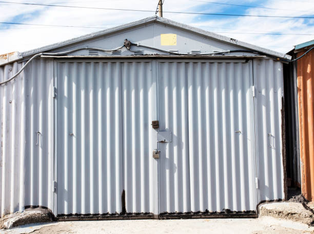 istock old metal warehouse door 646985702