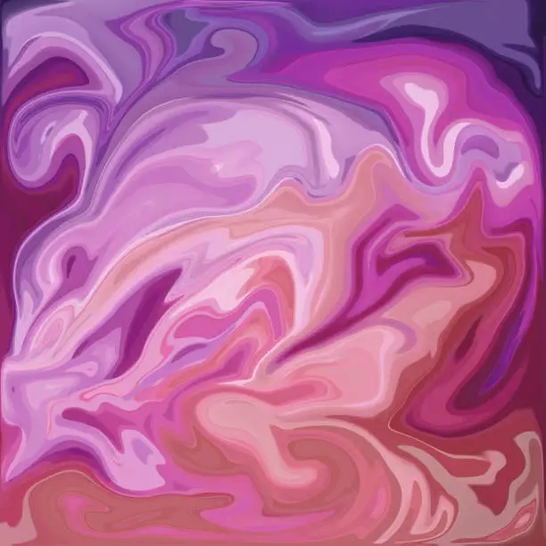 Purple Digital Acrylic Color Swirl Or Similar Marble Twist Texture Background