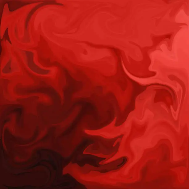 Red Digital Acrylic Color Swirl Or Similar Marble Twist Texture Background