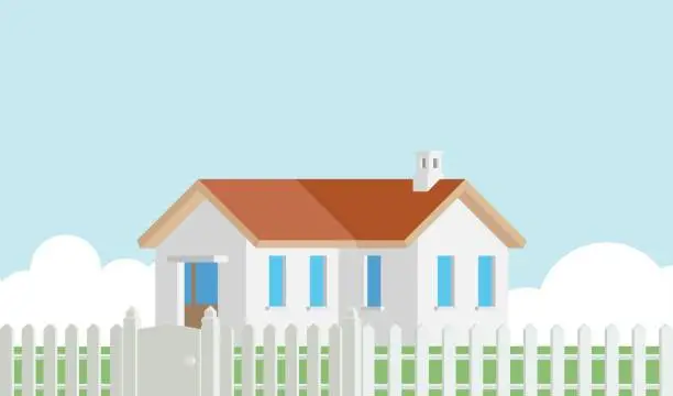 Vector illustration of House