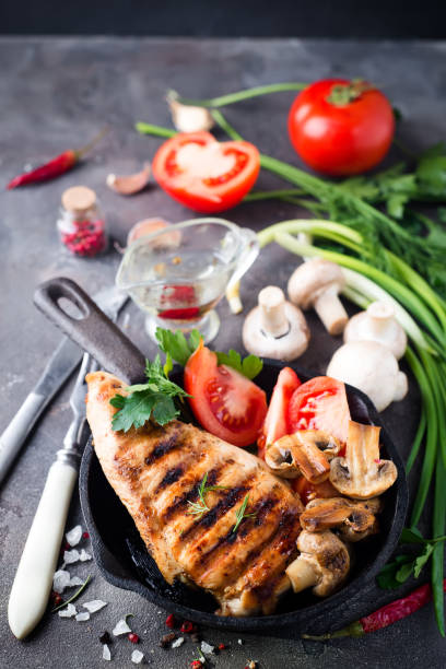 istock grilled healthy chicken breasts 647001684