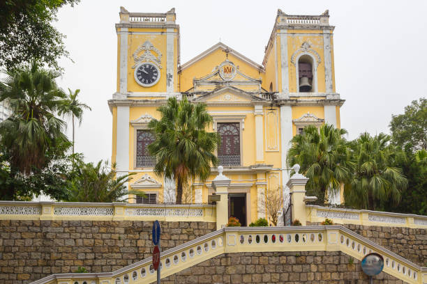 istock Sao Lourenco Church in Macau China 647004018