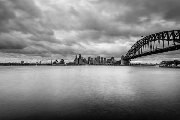 istock Sydney city in Black and White. 647011468