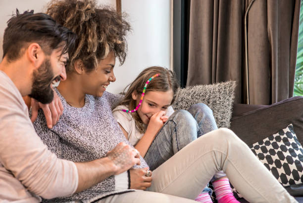 istock Girl and mixed race parents 647011974