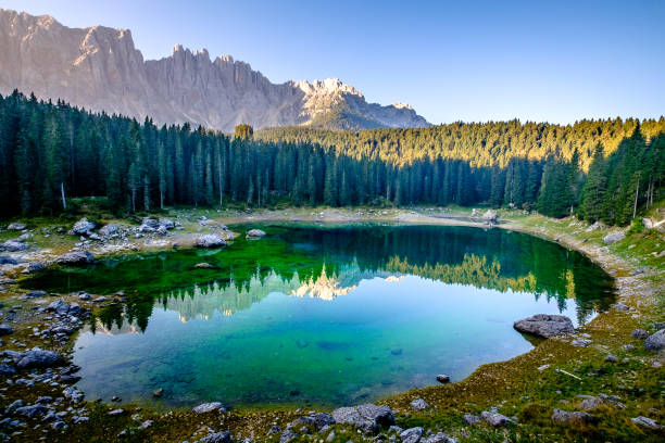 istock karerlake in italy 647030378
