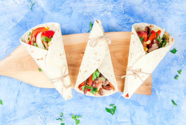 istock Mexican food, burrito 647035898