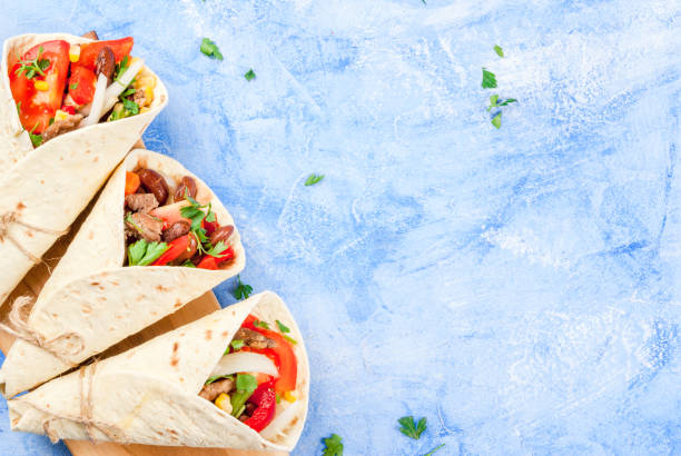 istock Mexican food, burrito 647035924