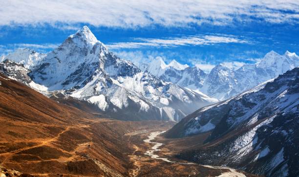 istock view of mount Ama Dablam with beautiful sky 647072116