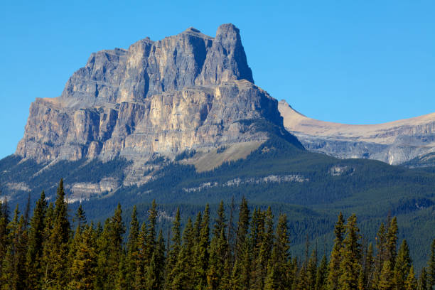 istock Castle Mountain in Banff National Park, Alberta, Canada. 647084264