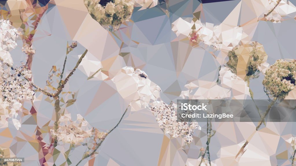 幾何学的抽象花柄 - 花のロイヤリティフリーストックフォト