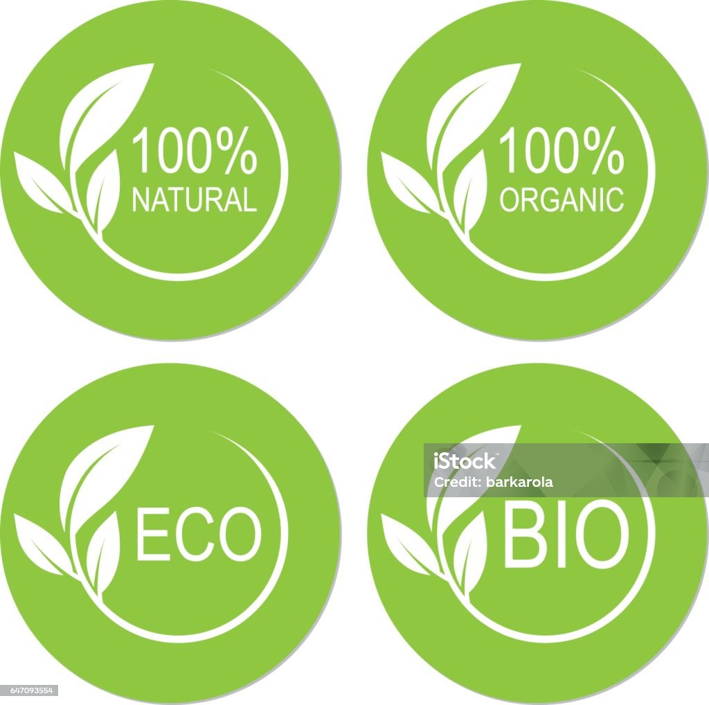 Logo de naturel - clipart vectoriel de Biologie libre de droits
