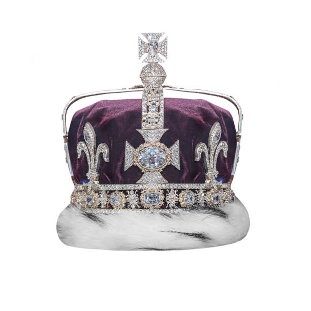 istock Royal crown with jewels. 647093714