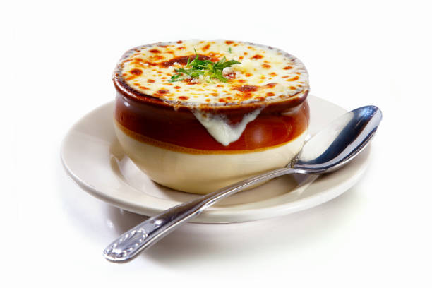 French Onion Soup stock photo