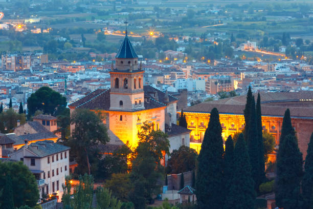 istock Alhambra at sunset in Granada, Andalusia, Spain 647096026