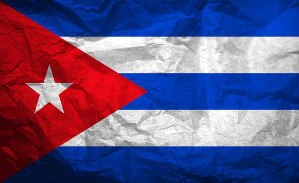 Caribbean country flag of Cuba