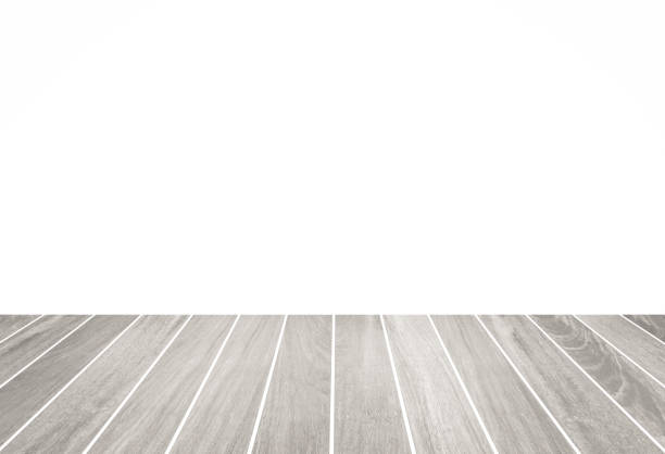istock White wood floor and white blank space background 647100260