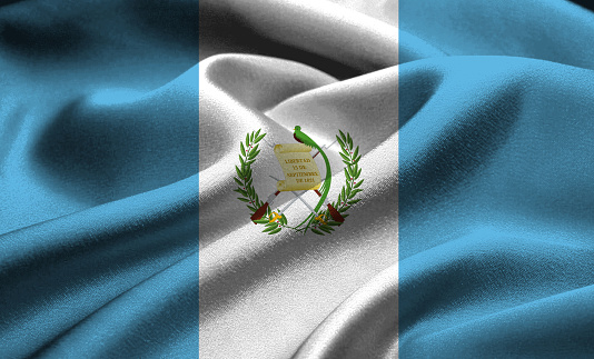 South American country flag of Guatemala