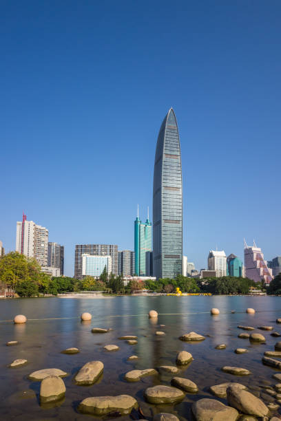 istock Skyscrapers in downtown Shenzhen 647123908