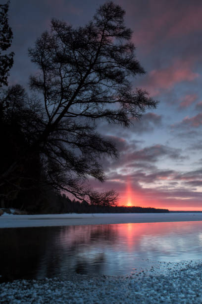 istock Higgins Lake Cold Creek Sunrise 647126692