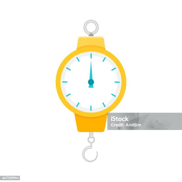Spring Balance Stock Illustration - Download Image Now - Balance, Clip ...