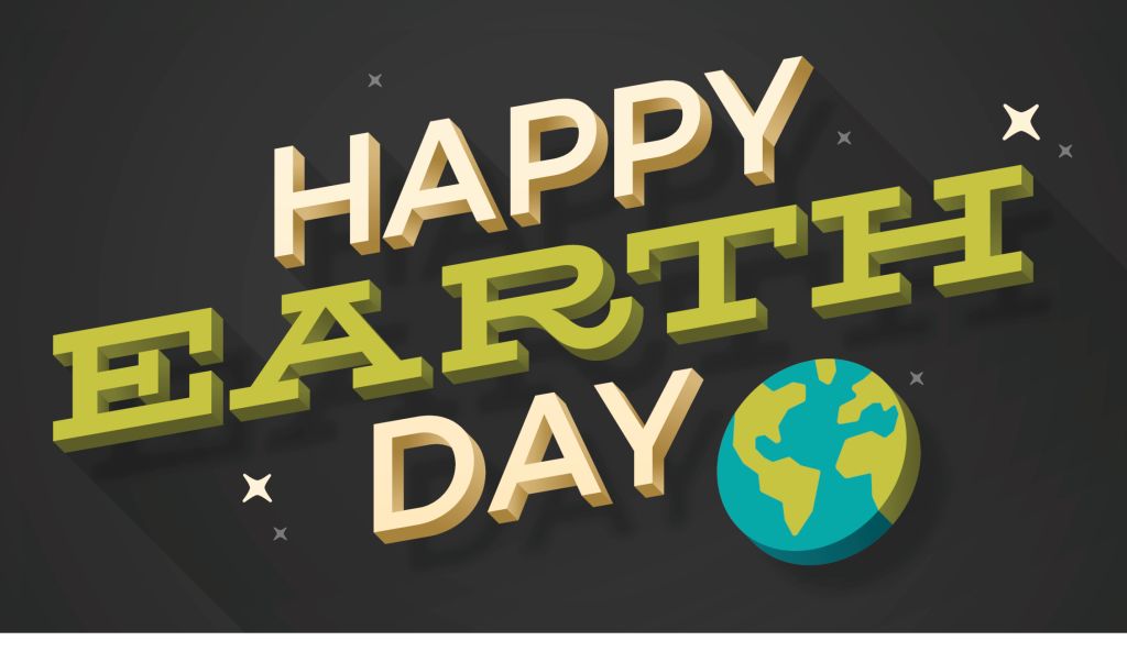 Happy earth day greeting message.