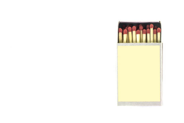 istock One open box of matches isolated on white background 647140590