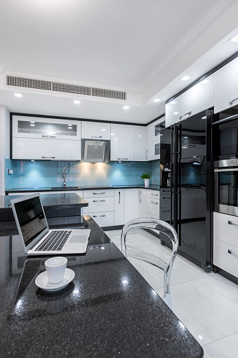 Modern Multitasking Interior Stock Photo - Download Image Now ...