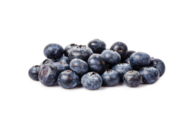 istock Group of fresh juisy blueberries 647174404