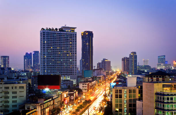 istock Twilight cityscape, Bangkok Thailand 647187348