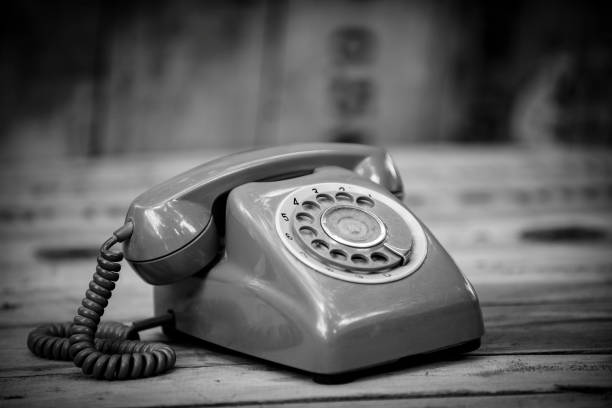 istock An old telephone with rotary dial 647192294