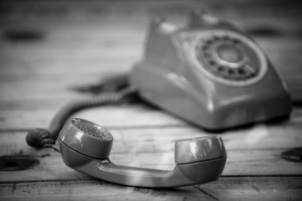 istock An old telephone with rotary dial 647192312