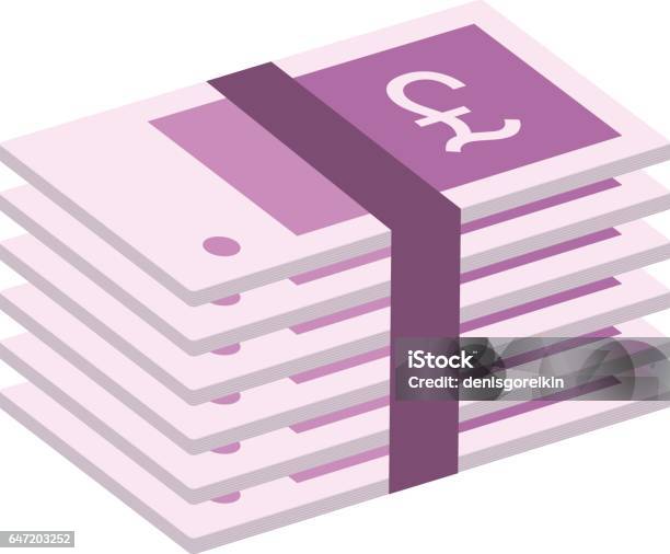 Pound Sterling Stock Illustration - Download Image Now - Banking, Business, Business Finance and Industry