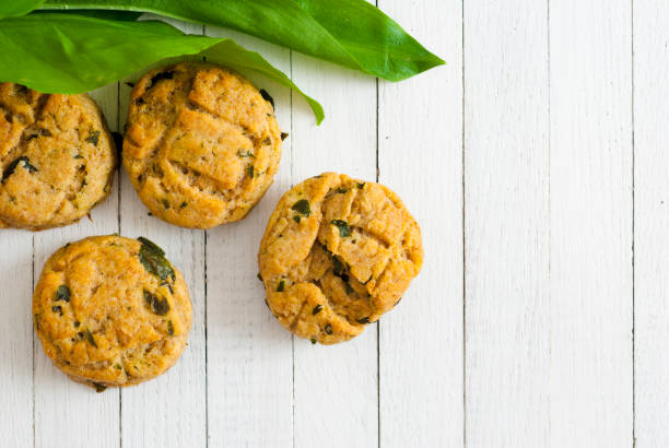 istock Scones with gipsy garlic 647203292