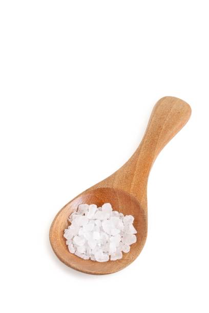 istock Rock Salt on Wooden Spoon 647203770