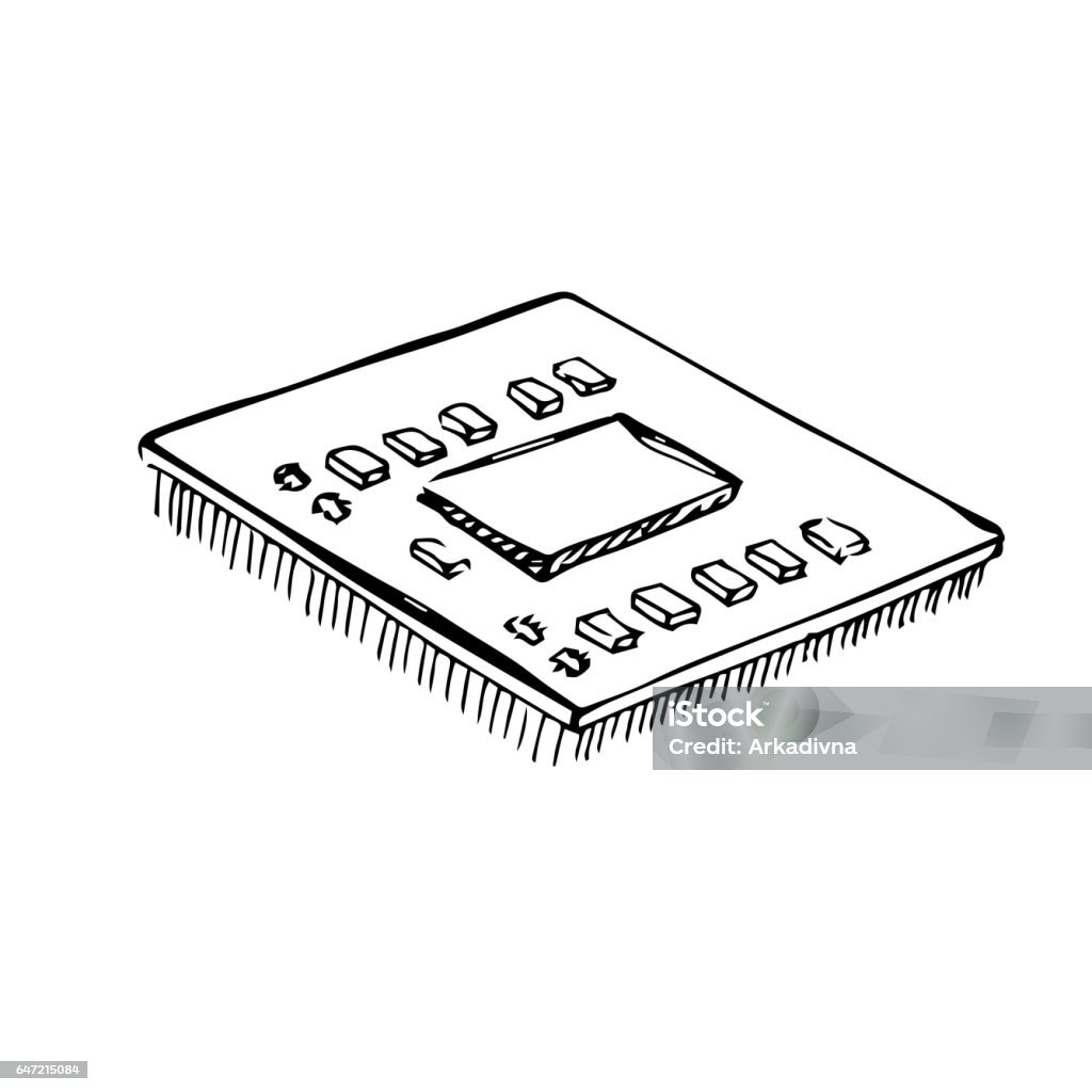 Ilustración de Procesador Microprocesador Cpu Aislado Sobre Fondo Blanco Ilustración De Vector De Un Estilo De Dibujo y más Vectores Libres de Derechos de Arte - iStock Ilustración de Procesador Microprocesador Cpu Aislado Sobre Fondo Blanco Ilustración De Vector De Un Estilo De Dibujo y más Vectores Libres de Derechos de Arte - iStock