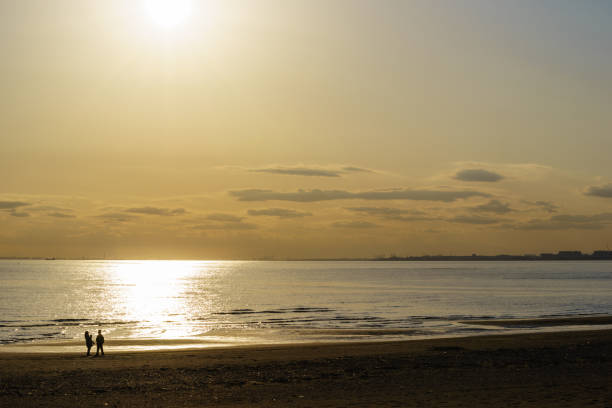 istock Sunday Sunset, Makuhari Beach 647218820