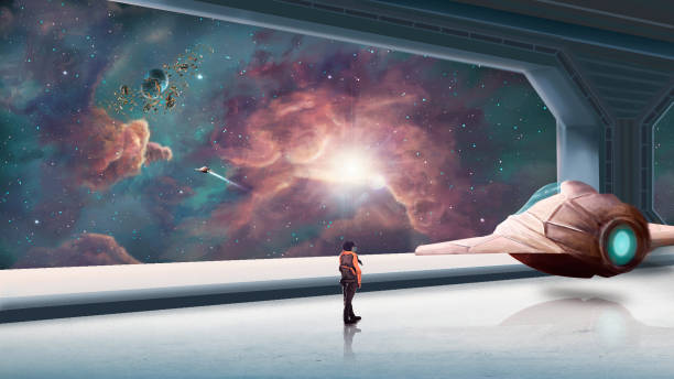 istock Space scene. Nebula with planet. https://nasa3d.arc.nasa.gov/detail/as10-27-3908 647224656