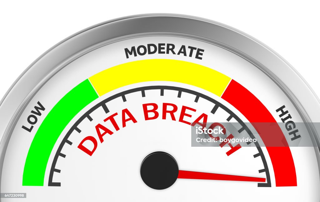 metre data berach level to maximum conceptual meter, 3d rendering Meter - Instrument of Measurement Stock Photo