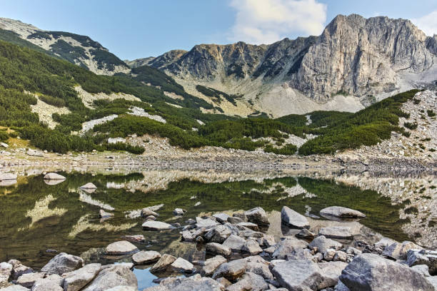 istock Sinanitsa Lake and peak Landscape, Pirin Mountain 647235126