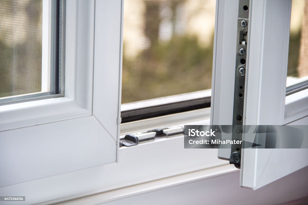 Anti-Diebstahl Einbrecher-Proof Fenster Verriegelung zu sichern - Lizenzfrei Fenster Stock-Foto