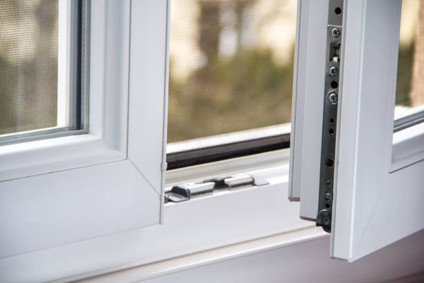 istock Secure anti-theft burglars-proof window locking mechanism 647236036