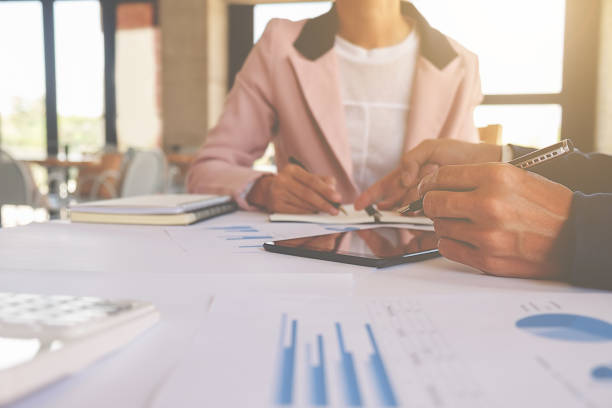 istock Business people discussing the charts 647250568