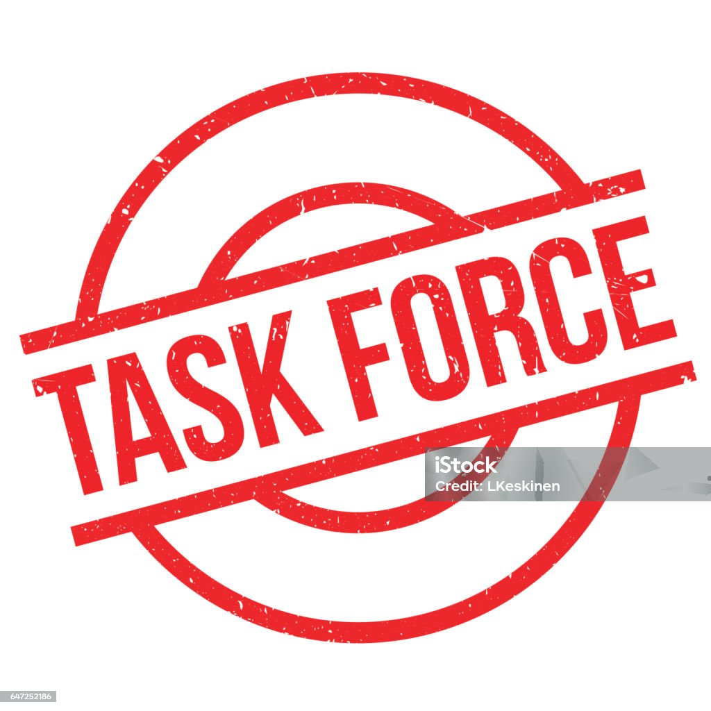 Task Force rubber stamp Task Force rubber stamp. Grunge design with dust scratches. Effects can be easily removed for a clean, crisp look. Màu sắc is easily changed. Task Force stock illustration
