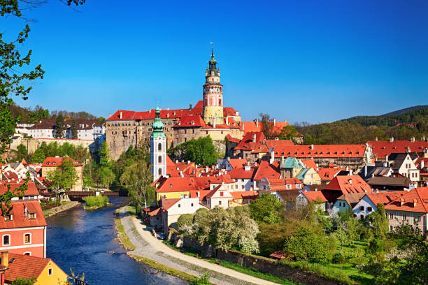 Vue de l’été de Cesky Krumlov - Photo