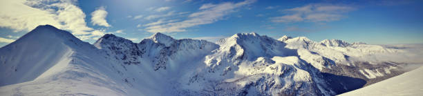 istock Panoramic view of winter west Tatra mountain. Rohace 647269336