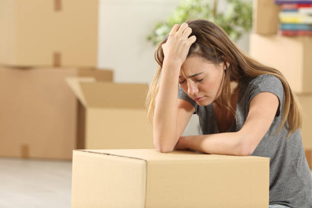 istock Sad homeowner moving home after eviction 647277970