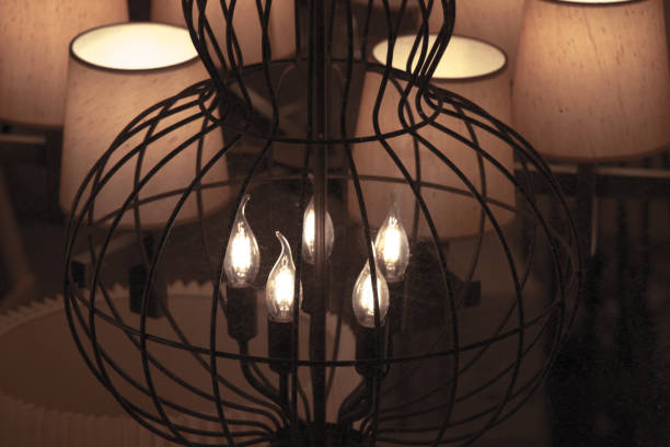 istock Old style ceiling lamps for interior decoration 647294070